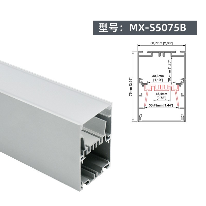 مصابيح LED مضواء LED أضواء المكاتب LED مواد الألمنيوم detail image 4
