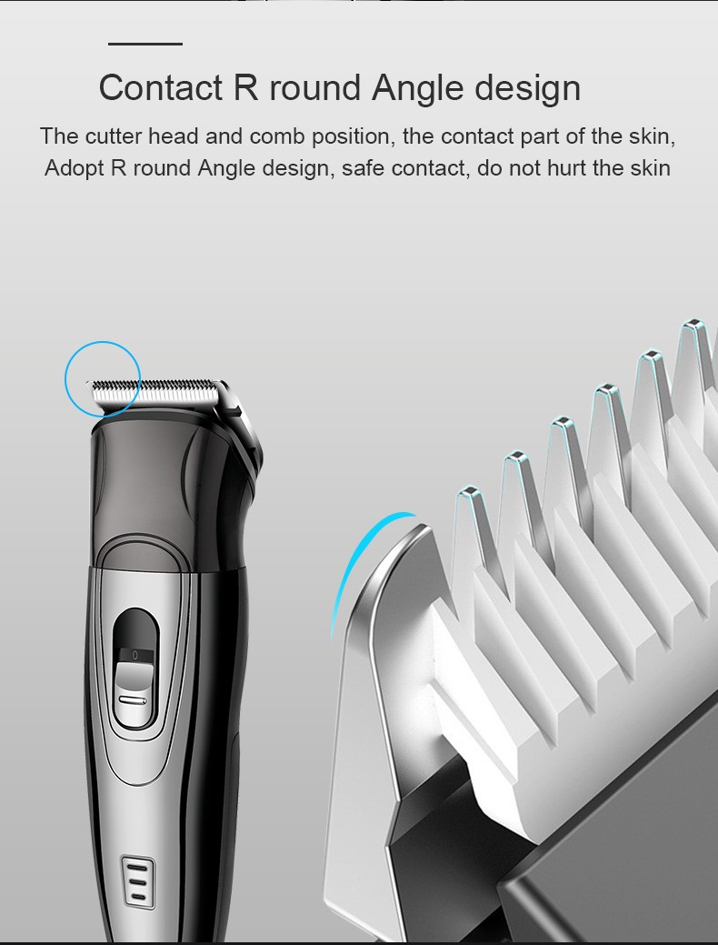 DALING-9056 Three-in-one Shaver, reciprocating electric rechargeable razor, multi-functional Hairdresser, Nose Hair razor, grey set, wholesale for export, three-in-one shaver, hairdresser, nose hair razor detail image 8