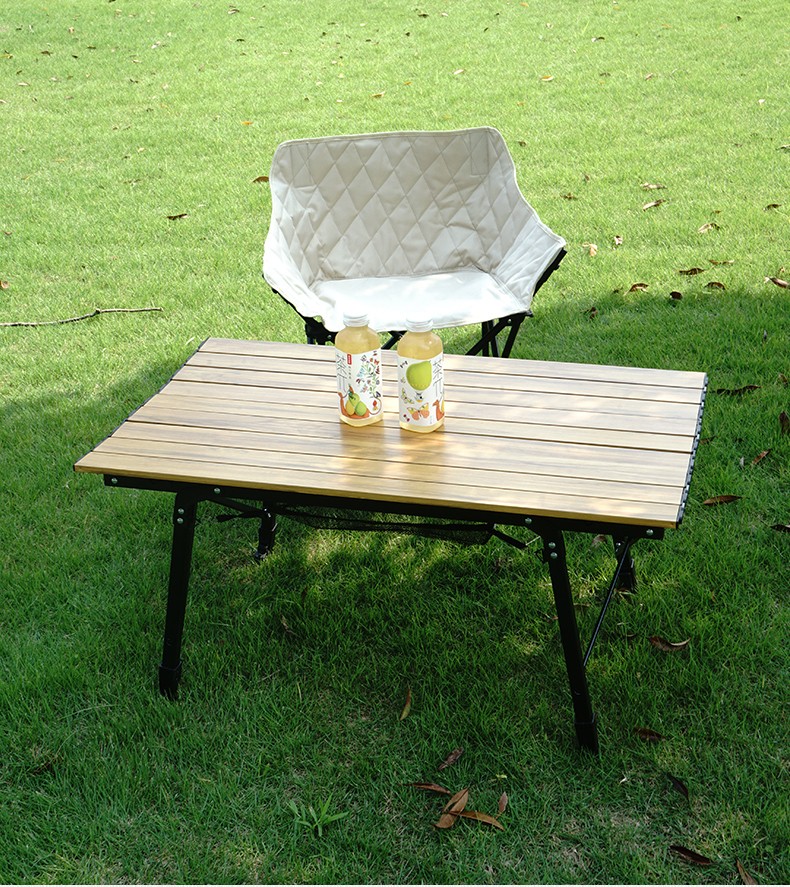 升降可调节高度户外露营折叠桌详情4