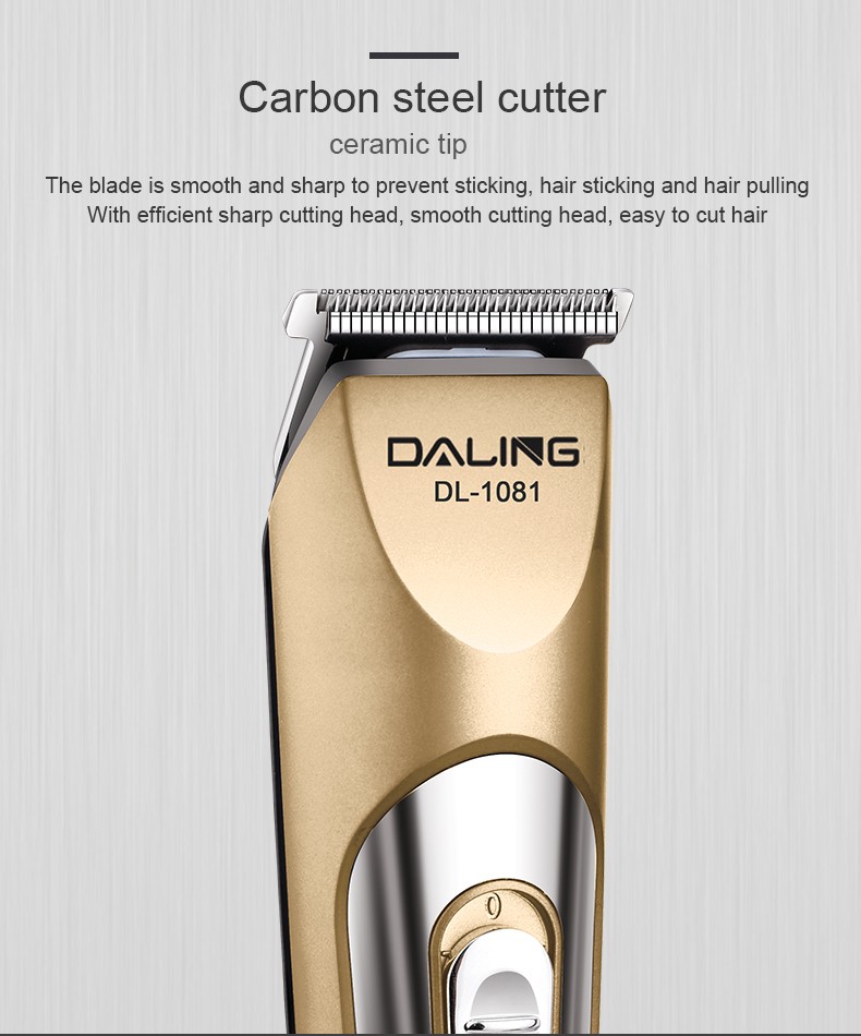 DALING-1081 Hair clipper, electric clipper, engraving, oil head clipper, clipper, trimming, whitening, electric hair head magic tool, engraving and carving tools, children's hair cutting, wholesale for export detail image 4