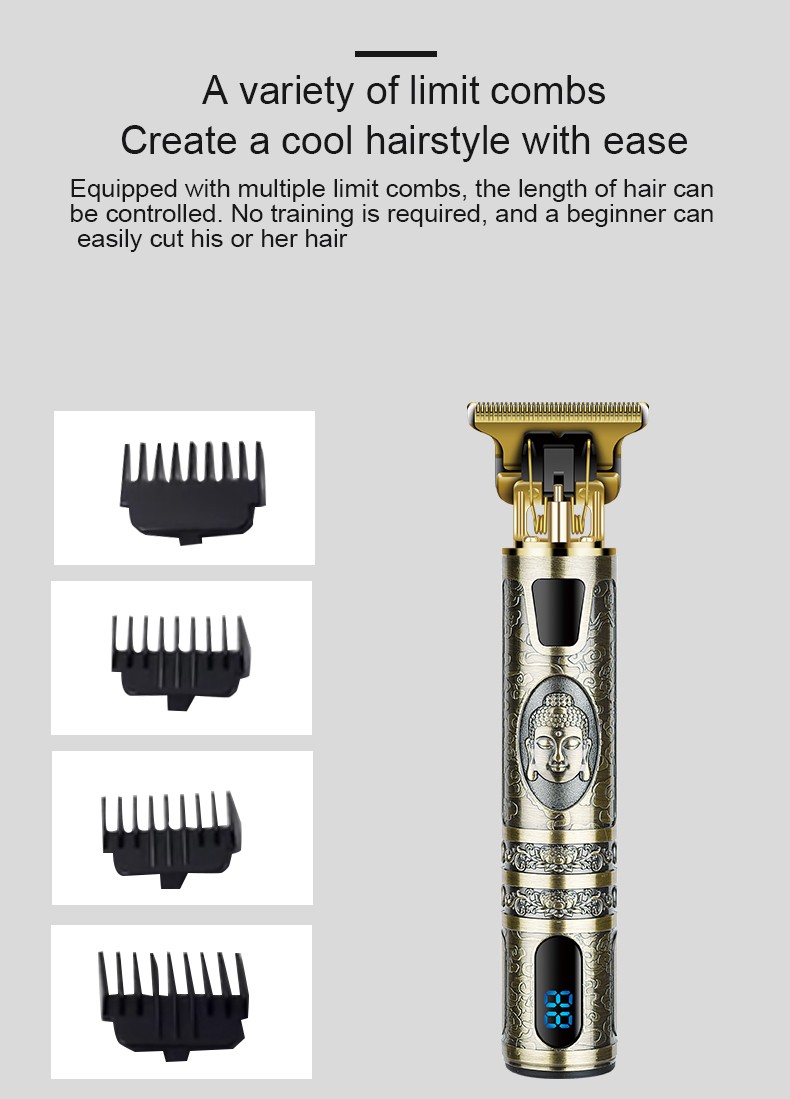 DALING-1088 Engraved Clipper, Hair Clipper, electric hair clipper, oil head engraving, trimming, blank space, hair cutting tool, hair clipper, shaving head, adult and children's electric clipper, wholesale for export detail image 9