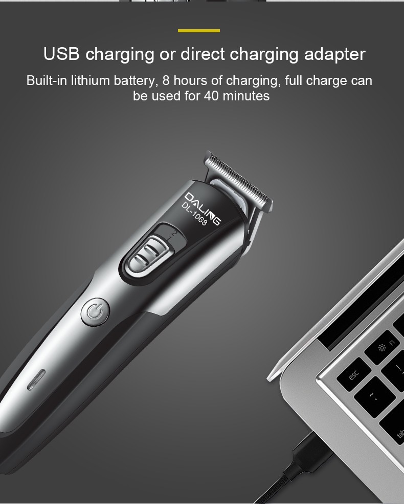 DALING-1068 Hair clipper, electric clipper, engraving oil head clipper, electric head shaving wonder tool, engraving tool, adult and children's hair clipper, trimming, export wholesale detail image 5