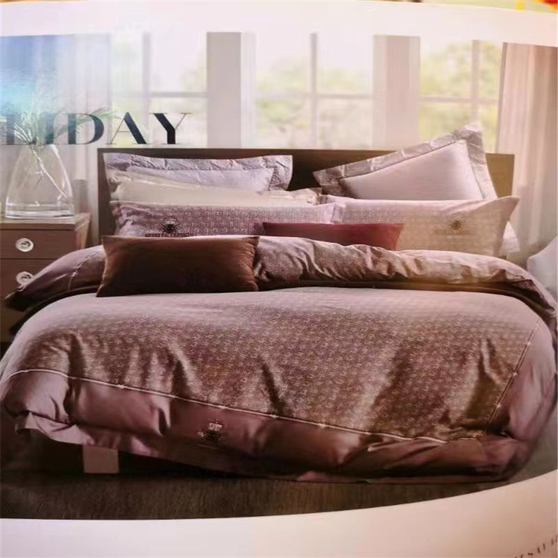 肌理绣花磨毛四件套采用加厚棉柔面料，保暖舒适17