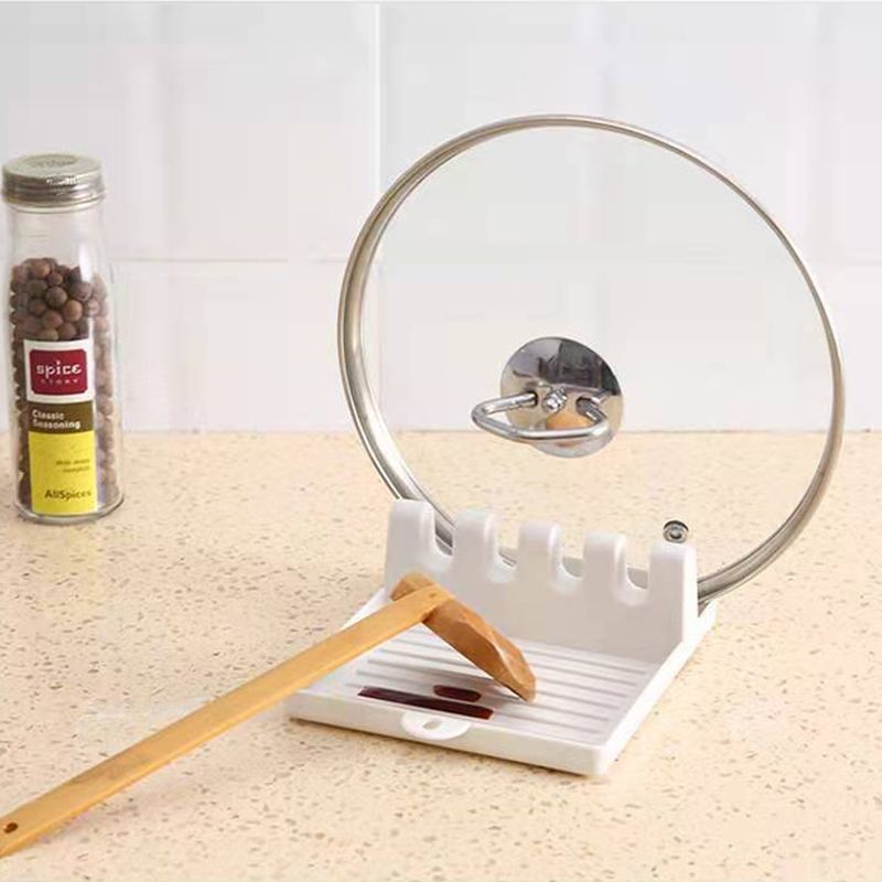 Creative and simple kitchen small tools, practical plastic small items storage tray, spoon pad, anti-drip full figure