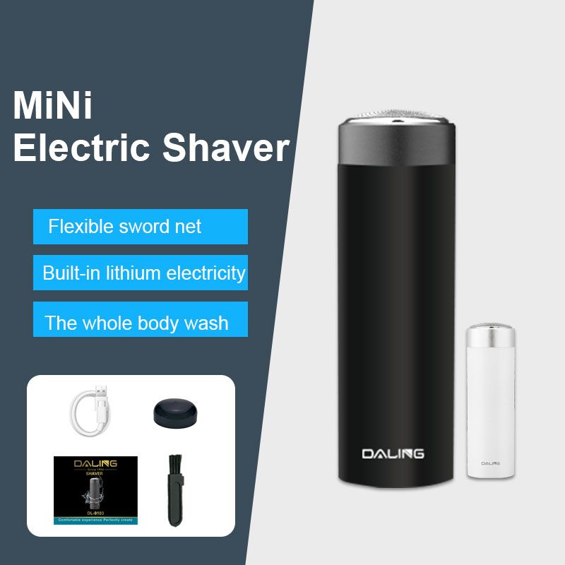 DALING-9103 Portable Electric shaver, single-head straight razor, men's rechargeable razor, car travel portable, wholesale for export