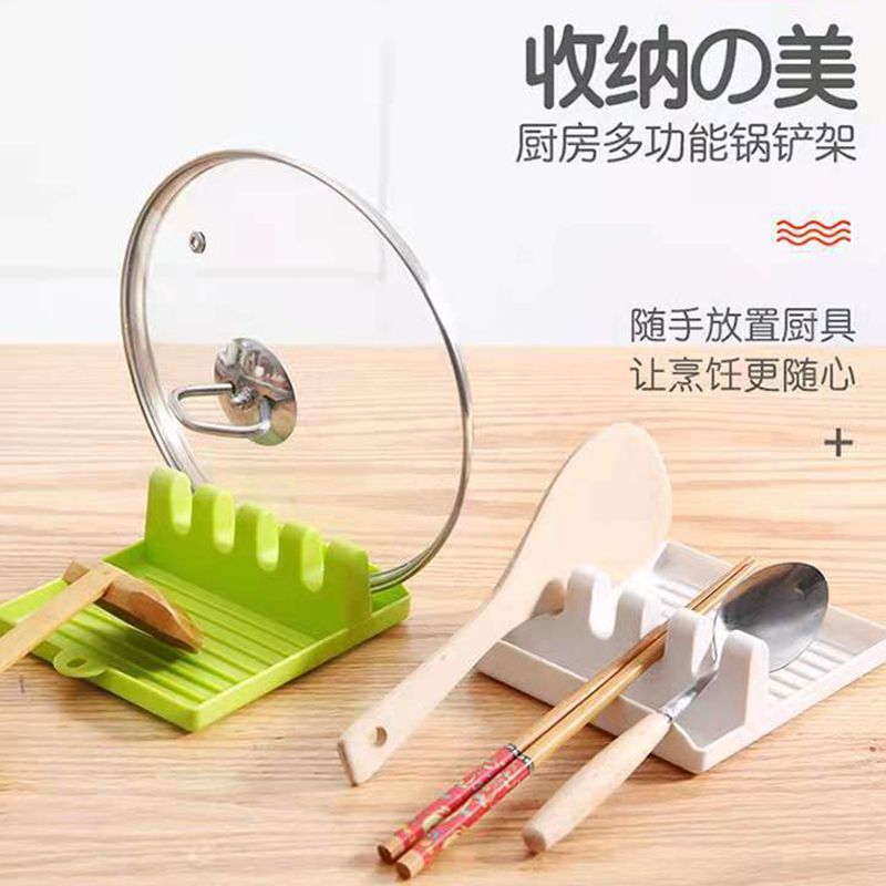 Creative and simple kitchen small tools, practical plastic small items storage tray, spoon pad, anti-drip Specification drawing
