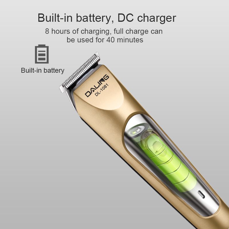 DALING-1081 Hair clipper, electric clipper, engraving, oil head clipper, clipper, trimming, whitening, electric hair head magic tool, engraving and carving tools, children's hair cutting, wholesale for export Specification image