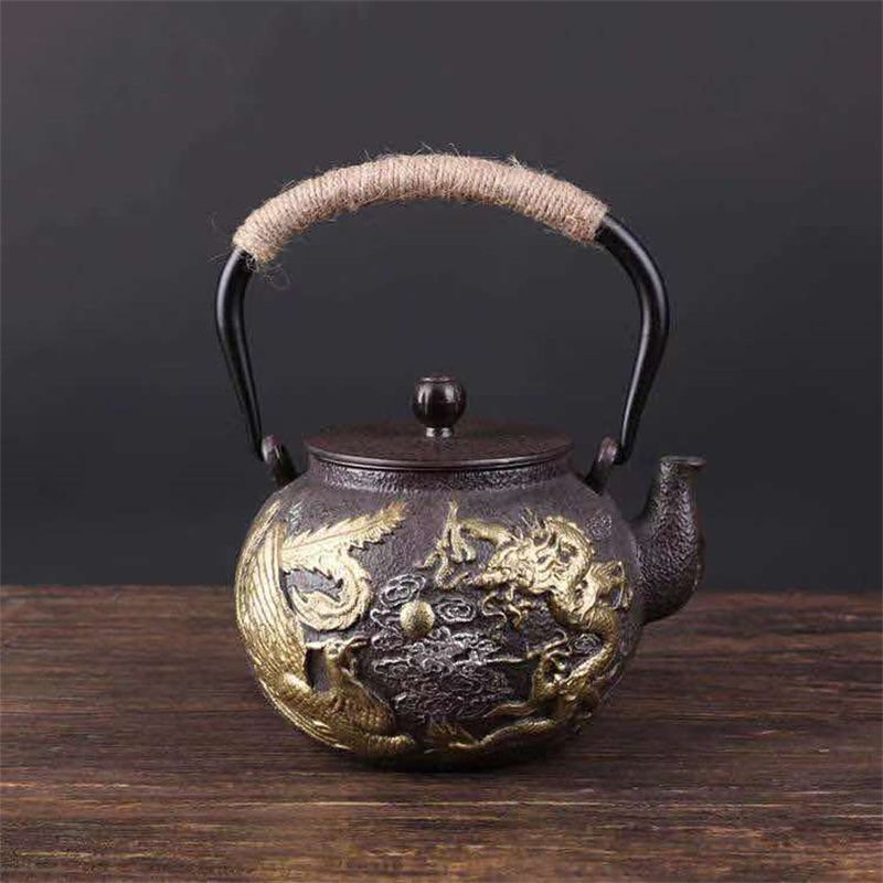 铸铁壶纯手工泡茶壶铁壶电陶炉专用煮茶器茶具套装烧水壶10