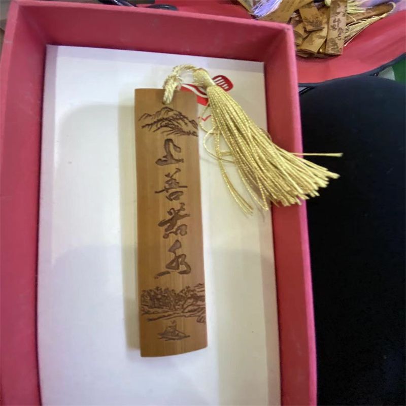 古风书签古典中国风创意简约文艺学生用竹木书签复古生日礼物套装14