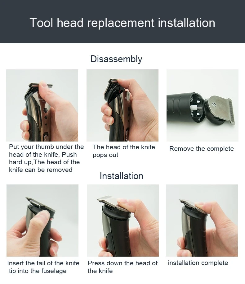 DALING-1071 oil-tipped engraved electric clipper hair clipper, home hair clipper for whitening and trimming, vintage electric clipper for adults and children, special for hair salons, cross-border wholesale detail image 11