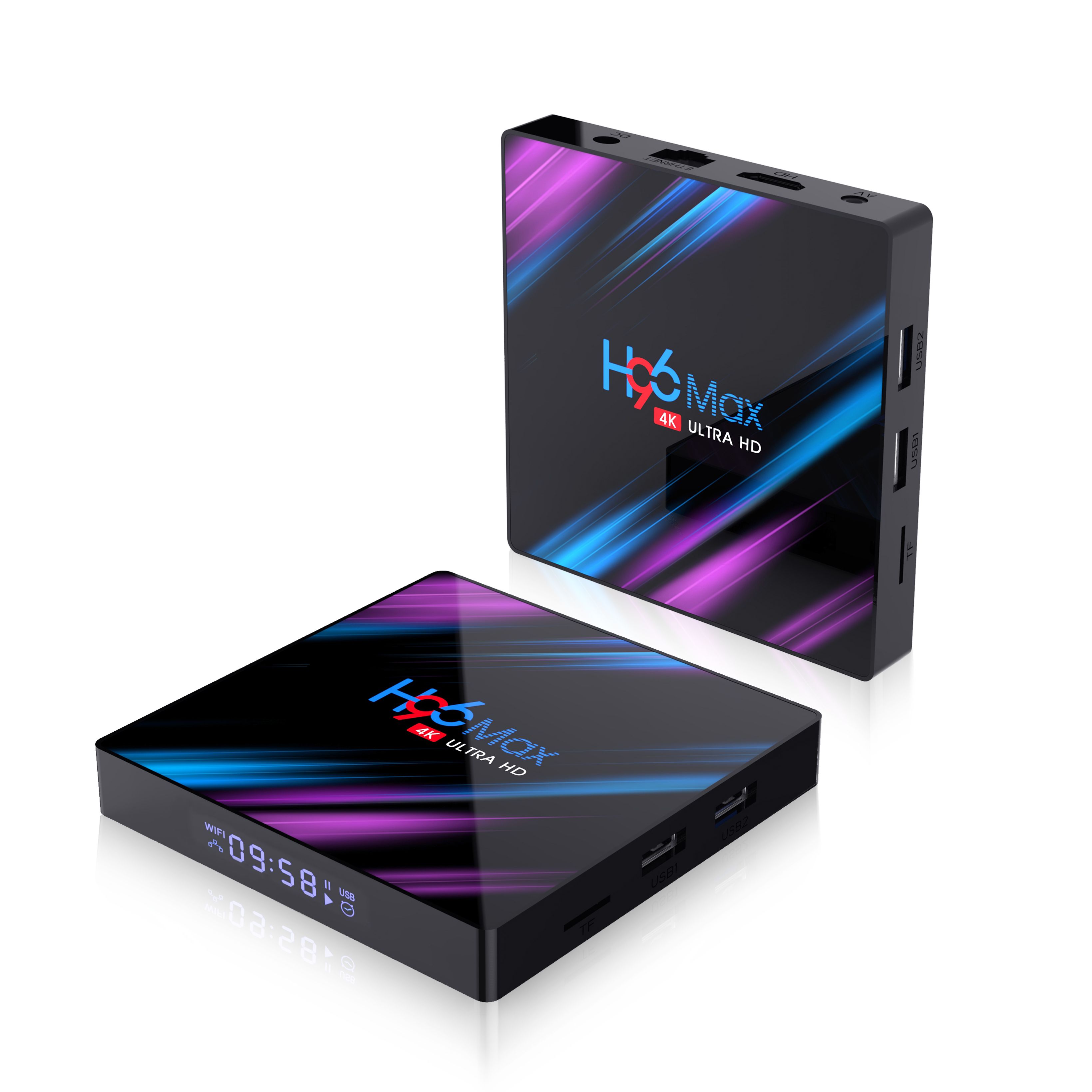 H96 max 安卓10.0 RK3318高清4K智能家用播放器 H96 MAX TV BOX详情图5