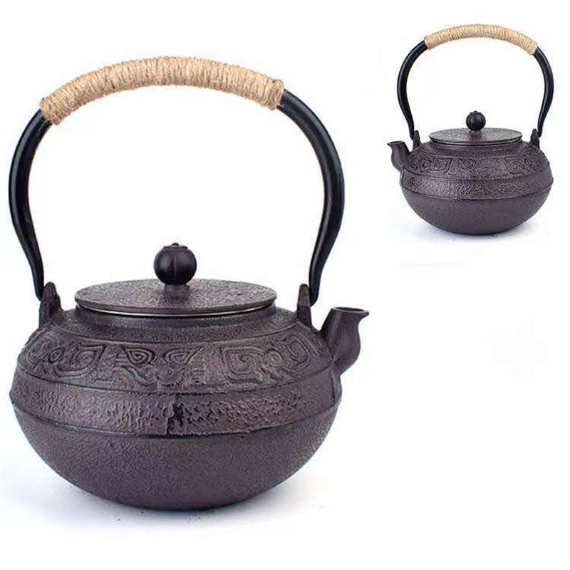 铸铁壶纯手工泡茶壶铁壶电陶炉专用煮茶器茶具套装烧水壶12