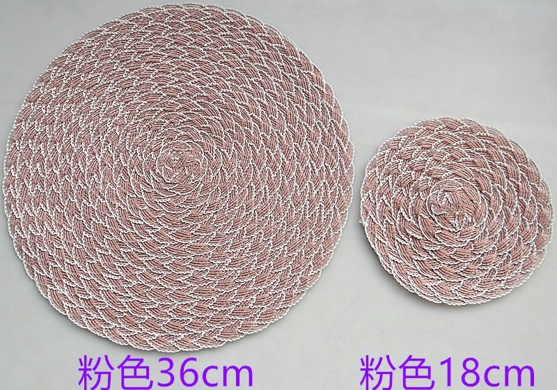 现货棉纱花边餐垫杯垫盘垫西餐垫隔热垫详情图10