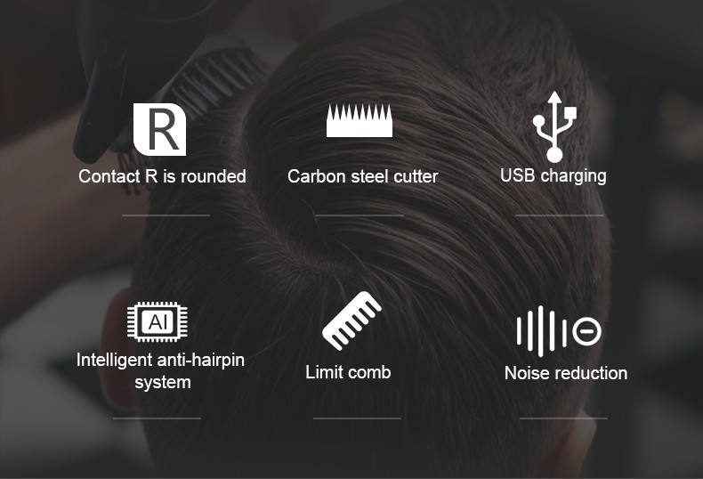 DALING-1087 Engraved clipper, Hair Clipper, electric hair clipper, oil head engraving, trimming, blank space, hair cutting tool, hair clipper, shaving head, adult and children's electric clipper, wholesale for export detail image 2