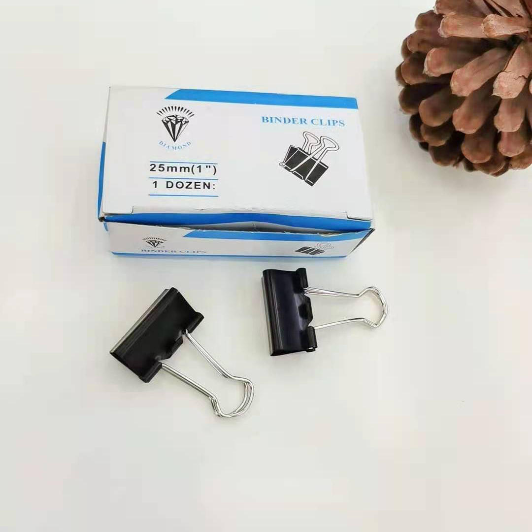 32MM boxed swallowtail clip, metal hollowed-out long tail clip, mixed folder, organizing clip, book clip, swallowtail clip