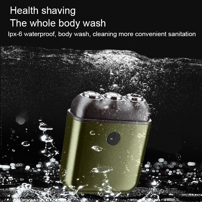 DALING-9102 Electric three-headed straight razor, full-body wash Smart Portable charger, car travel mini beard razor, wholesale for foreign trade Application Scenario