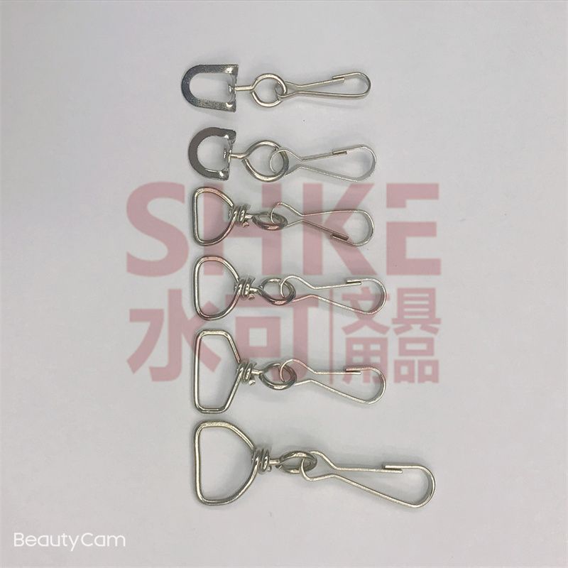 1.2公分尾白呖+28朱旦钩高品质箱包五金配件 锌合金钥匙扣宠物狗扣金属龙虾扣细节图