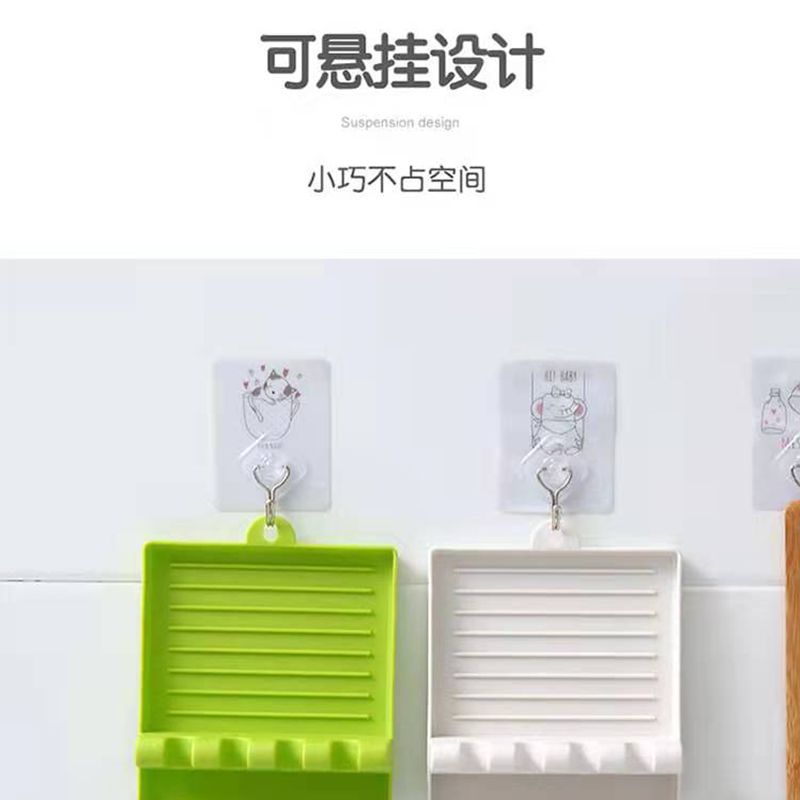 Creative and simple kitchen small tools, practical plastic small items storage tray, spoon pad, anti-drip Application Scenario