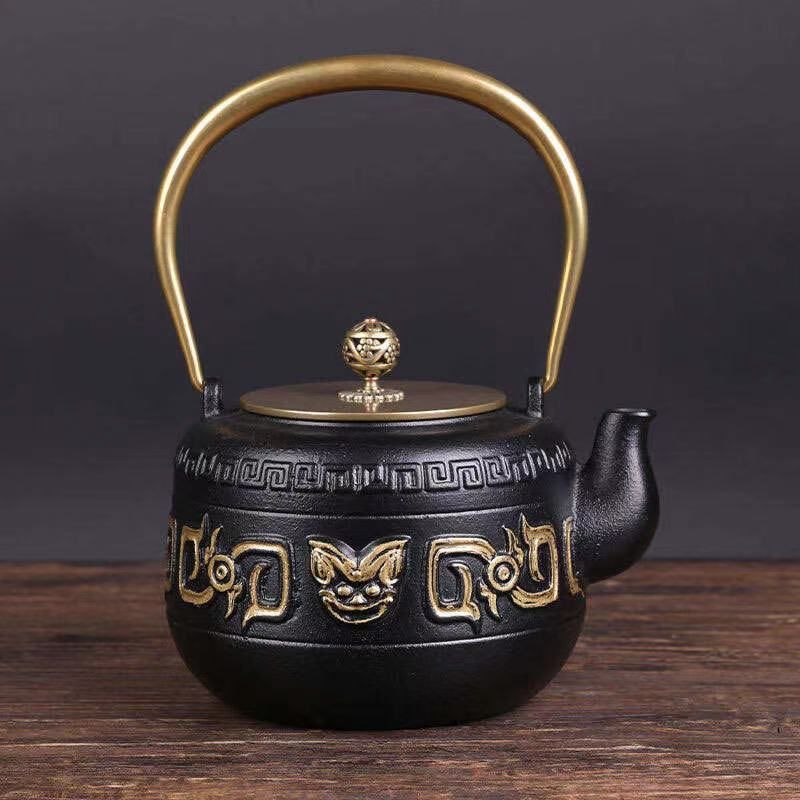 铸铁壶纯手工泡茶壶铁壶电陶炉专用煮茶器茶具套装烧水壶25图