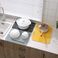 多用硅胶沥水垫厨房防摔水槽保护板洗菜盆水池防堵厨余垃圾过滤网产品图