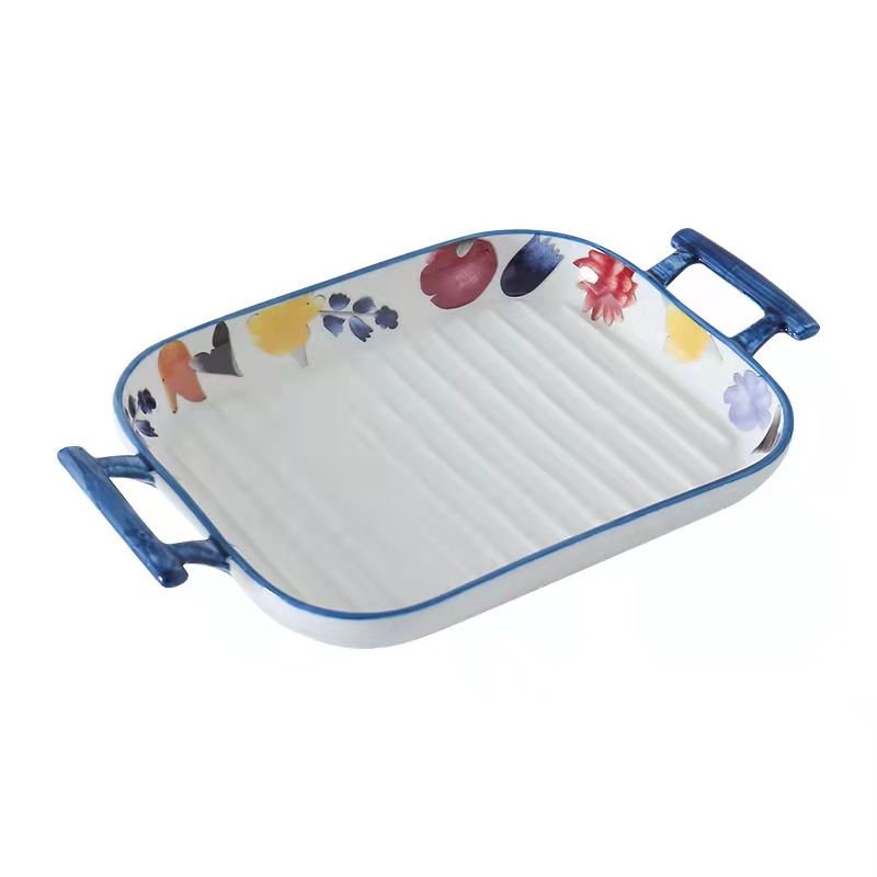 手彩 /带把手/烤盘产品图