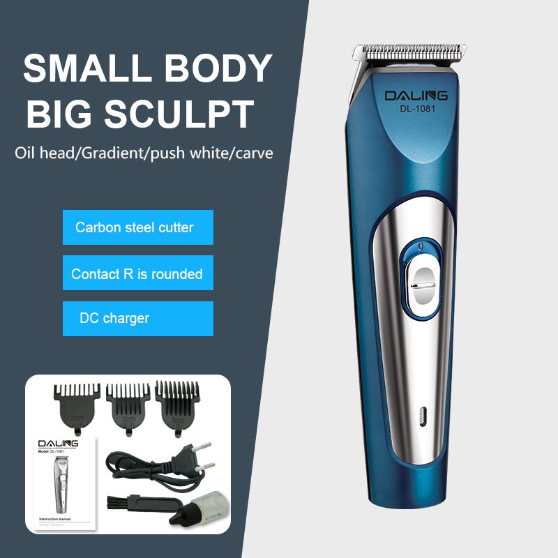 DALING-1081 Hair clipper, electric clipper, engraving, oil head clipper, clipper, trimming, whitening, electric hair head magic tool, engraving and carving tools, children's hair cutting, wholesale for export details Picture