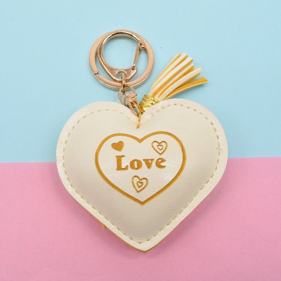 Pu Leather Fringe Love Key Chain Gift Pendant Application Scenario