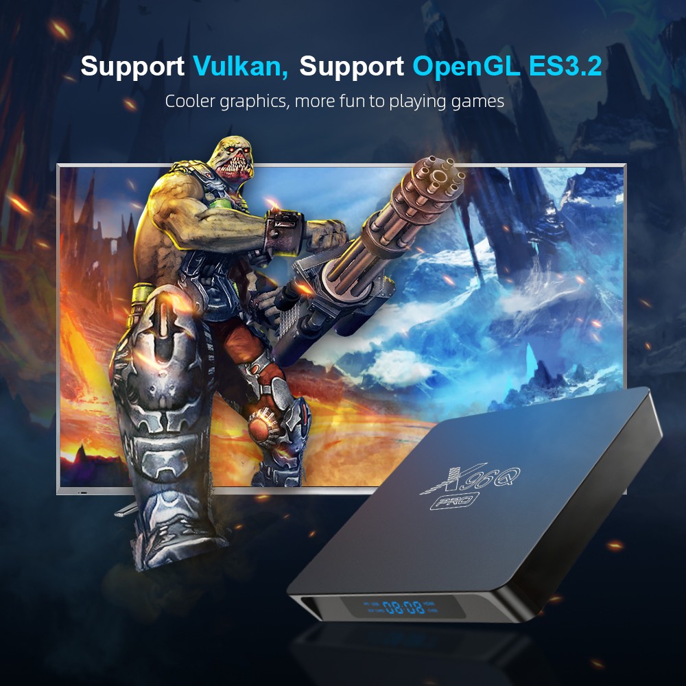 X96Q PRO 网络机顶盒 双频4K Android10.0 Allwinner H313 tv box详情图4