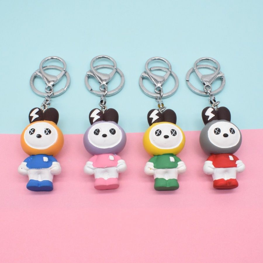 Resin Rabbit Cartoon Keychain Pendant