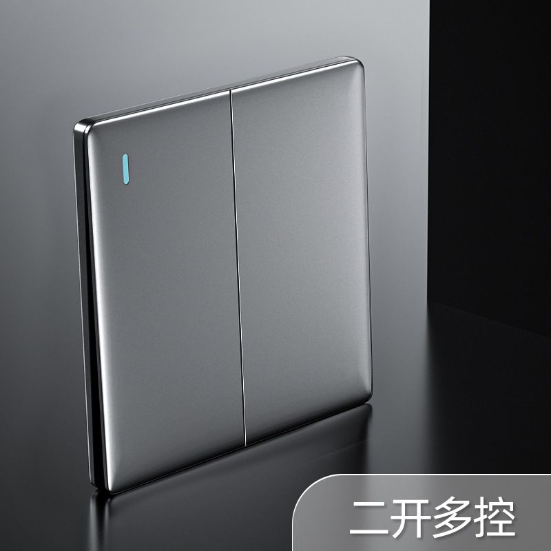 86-type switch socket, modern style switch socket, grey switch socket Item Picture