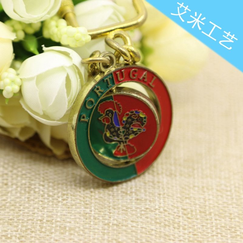Direct sales from Yiwu factory: Metal zinc alloy keychains, plastic acrylic keychains, No. 07 Rongen Application Scenario