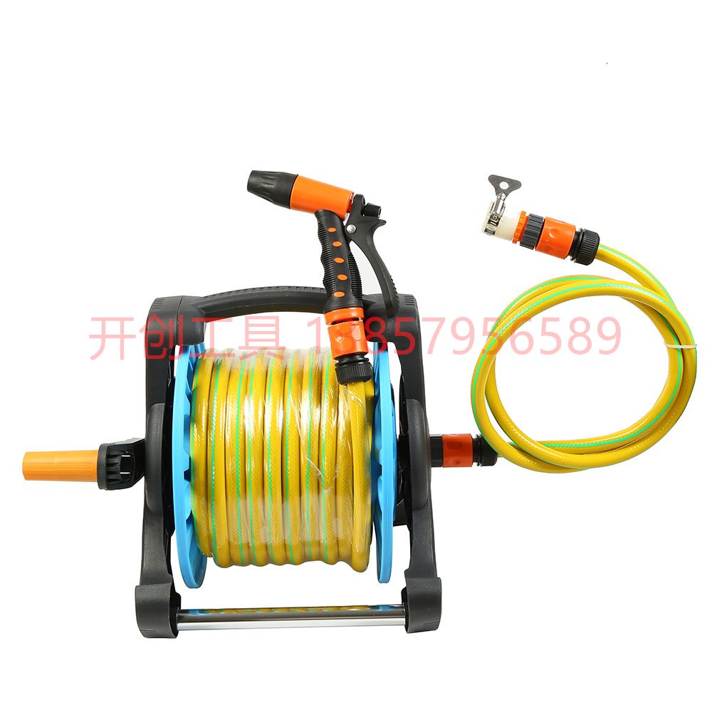 Garden tools water pipe collection rack water pipe car 15 meters water pipe meters can be customized high-quality new