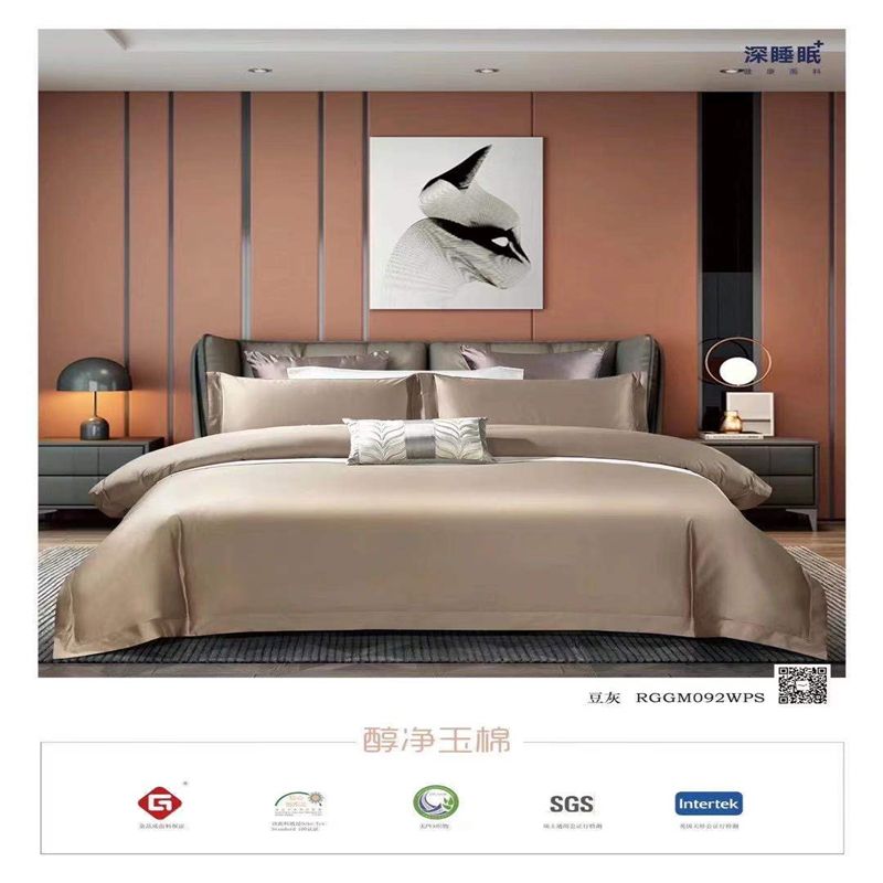 肌理绣花磨毛四件套采用加厚棉柔面料，保暖舒适23