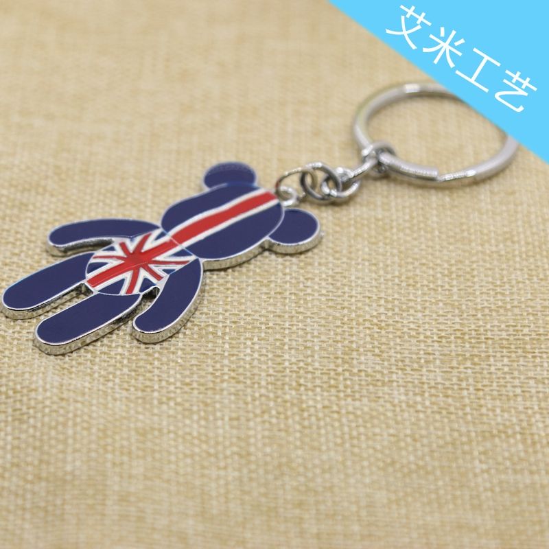 Direct sales from Yiwu factory: Metal zinc alloy keychains, plastic acrylic keychains, No. 05, Rongen Specification image