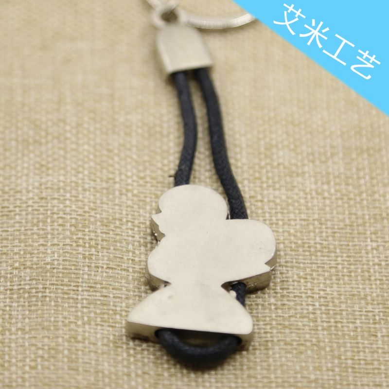 Direct sales from Yiwu factory: Metal zinc alloy keychains, plastic acrylic keychains, No. 08, Rongen Application Scenario
