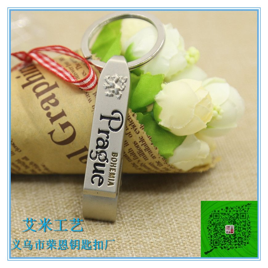 Direct sales of metal keychains and plastic keychains from Yiwu factory, No. 137 Rongen