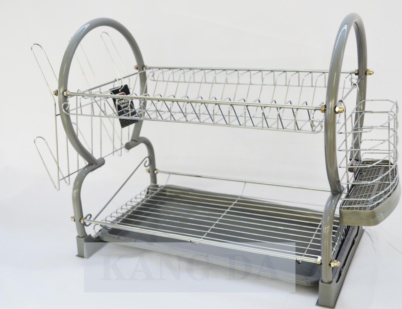Two layers of 8-shaped bowl racks for powder spraying detail image 2