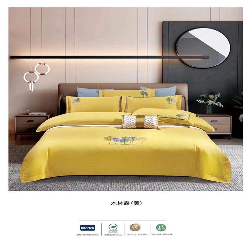 2021秋冬100支简约长绒棉磨毛绣花22