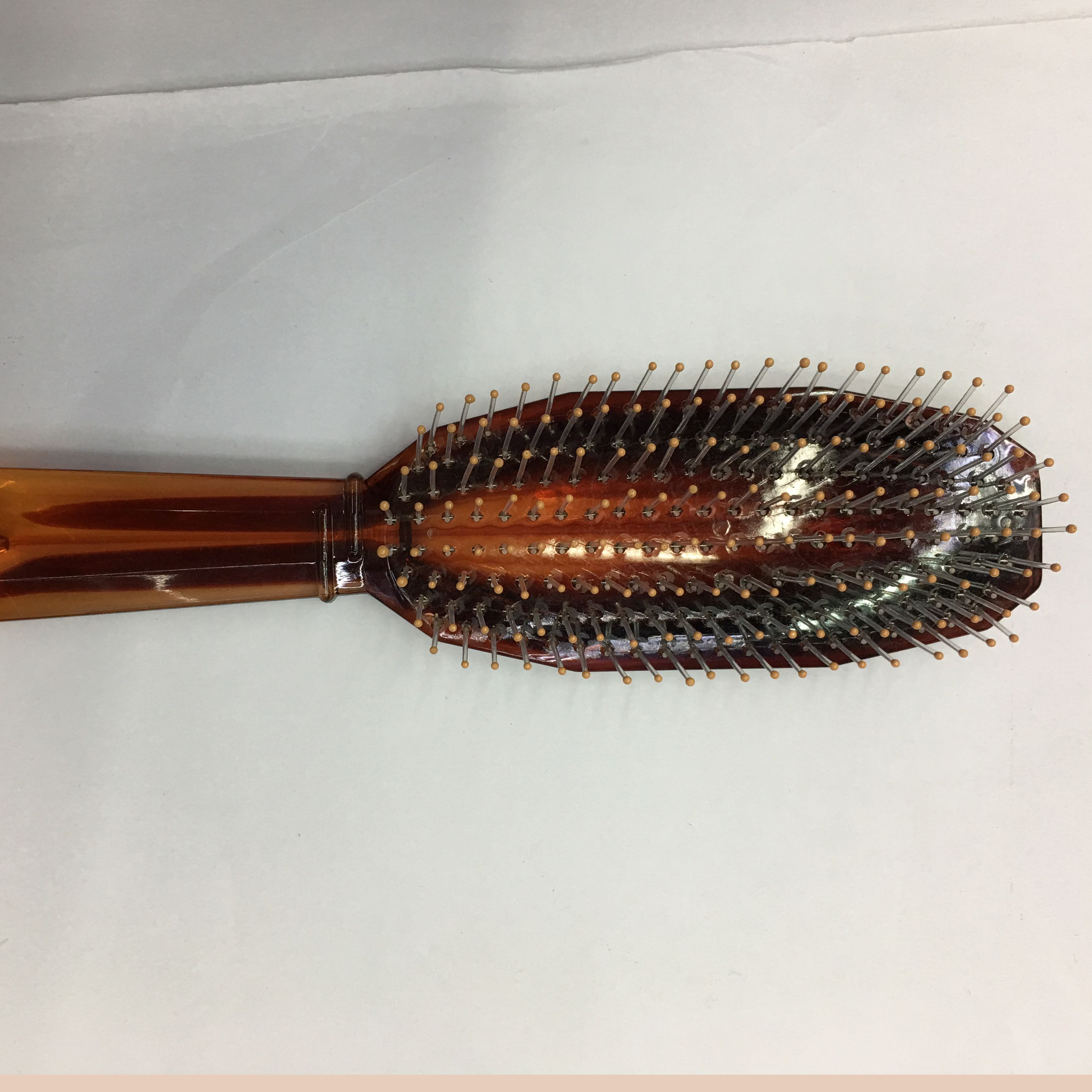 Brown Plastic Hair Comb Fashion Air Bag Comb Portable Hair Comb