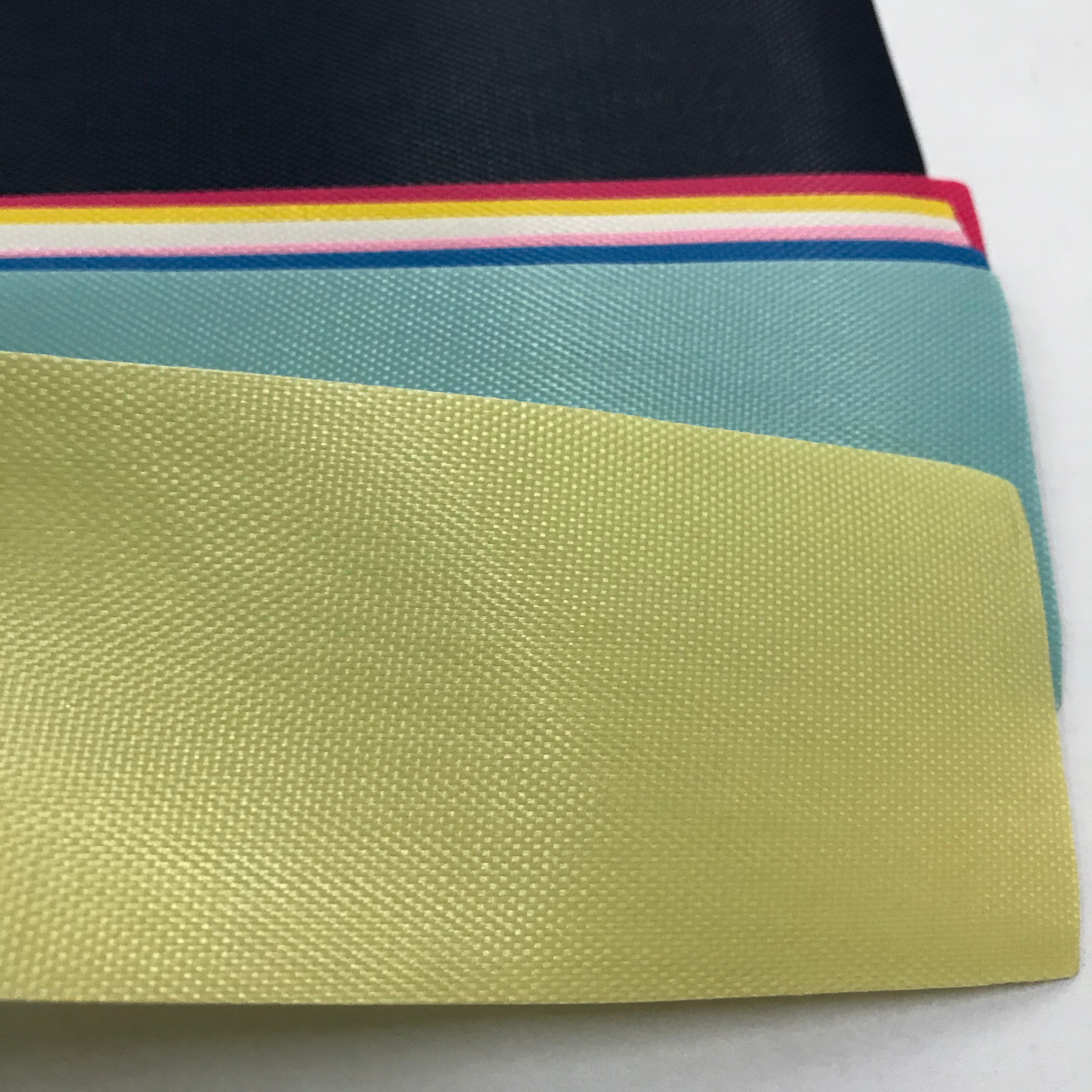 Blue PVC Oxford cloth bags, tents, eco-friendly coated calendered fabric 420D Oxford cloth detail image 3