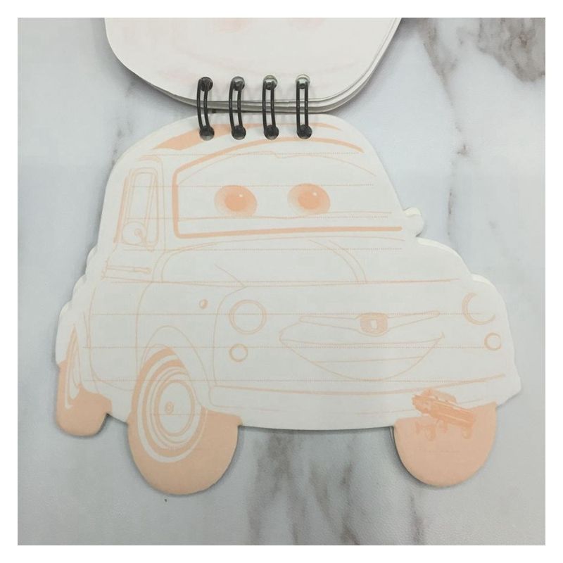 ins cute learning portable notepad, non-sticky to-do list, plan memo, notepad, car shape details Picture