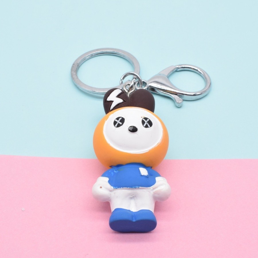Resin Rabbit Cartoon Keychain Pendant full figure