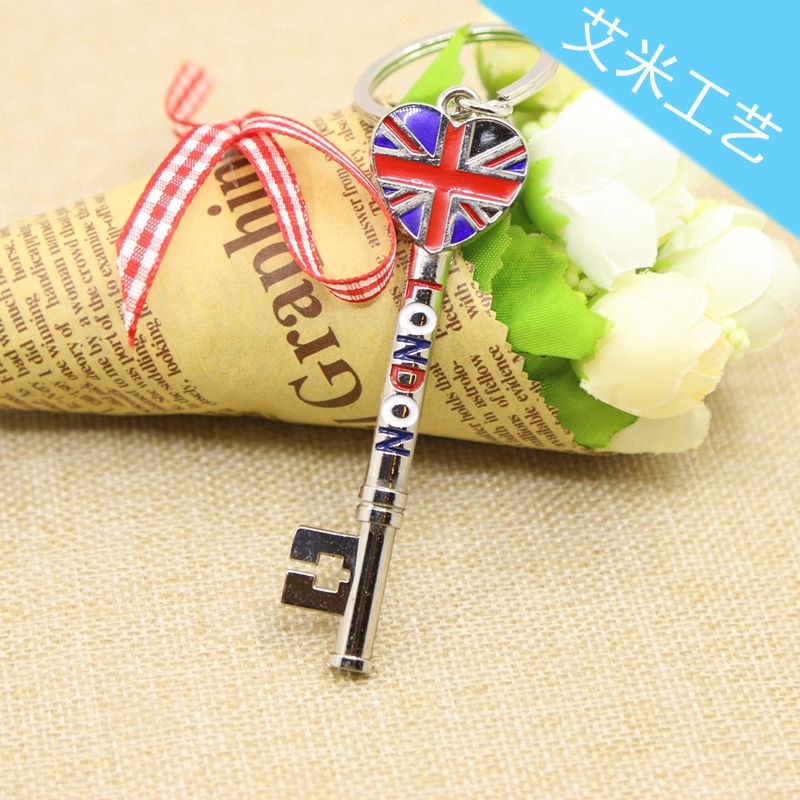 Yiwu fábrica directa metal aleación de zinc llavero plástico llavero acrílico no.13 rongun Item Picture