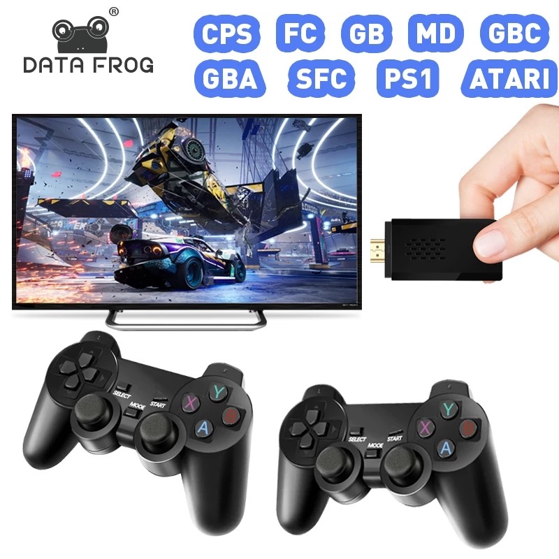 DATA FROG 电子游戏机 4K hdmi 兼容内置10000游戏 支持PS1/FC/GB详情图2