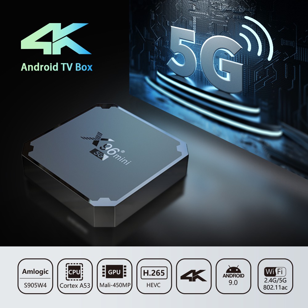 علبة أجهزة تلفزيون Amlogic S905W4 4K Aأندرويد 9.0. detail image 1