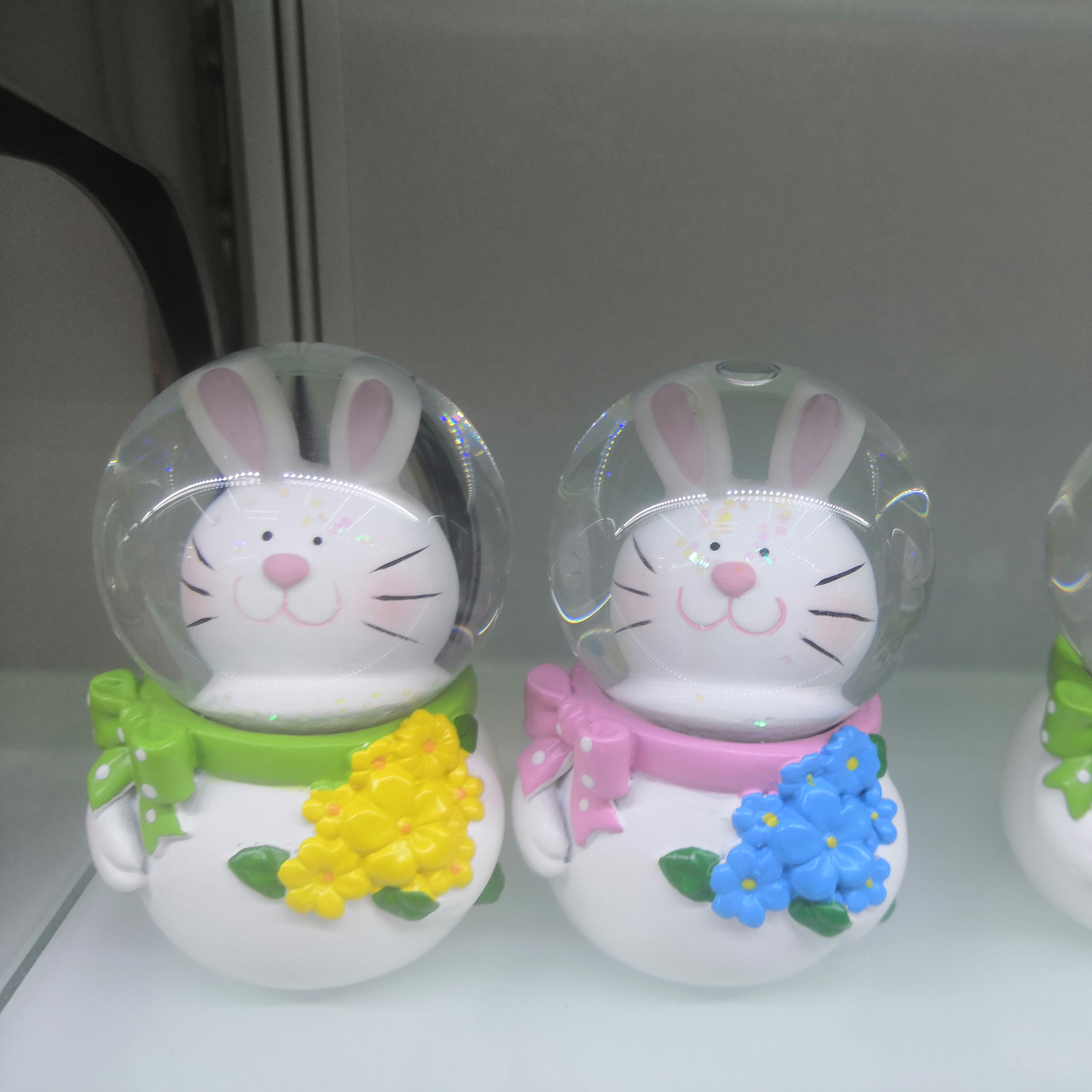 小白兔挖件