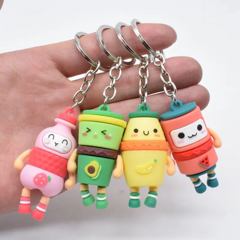Pvc Cartoon Fruit Character Key Chain Pendant