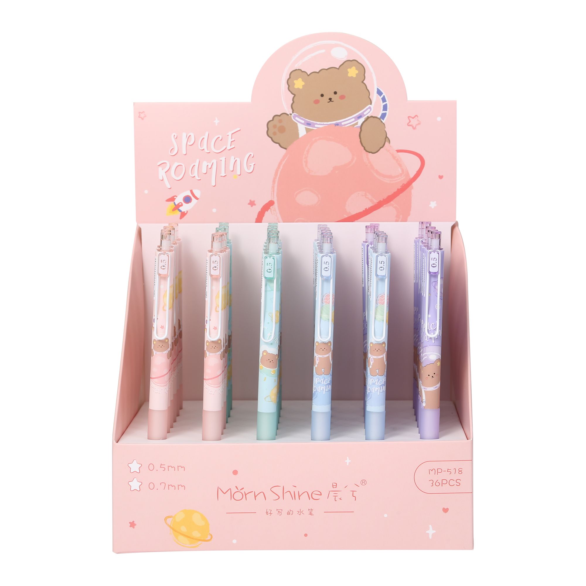 Chenxi Stationery Creative Star Bear Mechanical Pencil Unbreakable Core Primary School 0.5 Children's Activity Lead Girl Set Non-toxic Girls Application Scenario