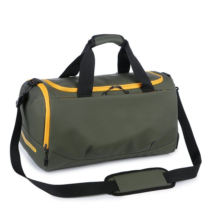 Cross-border fashion sports dry and wet separation fitness bag travel backpack waterproof leather film travel bag large capacity luggage leisure sports training backpack thumbnail