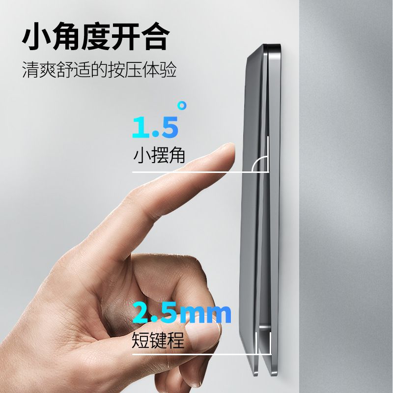 86-type switch socket, modern style switch socket, grey switch socket Specification image